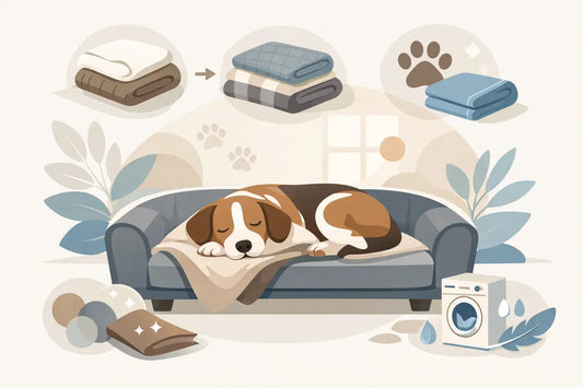Die richtige Decke für Hundesofa finden