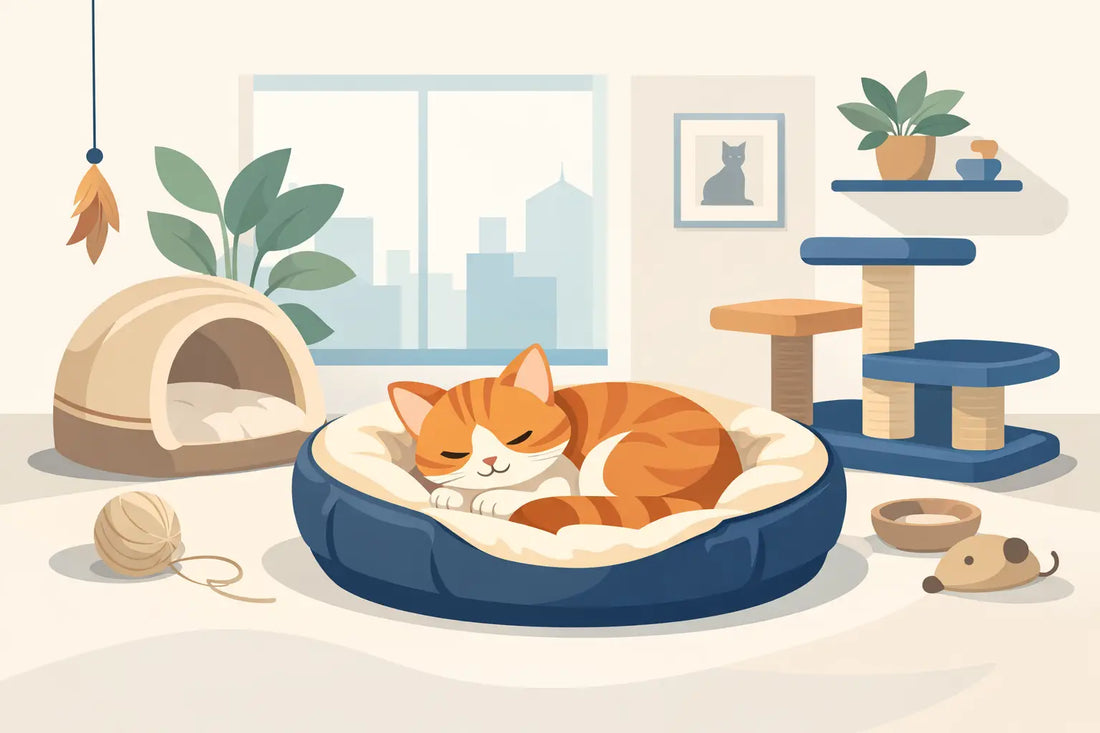 Das richtige Katzenbett für Wohnungskatze
