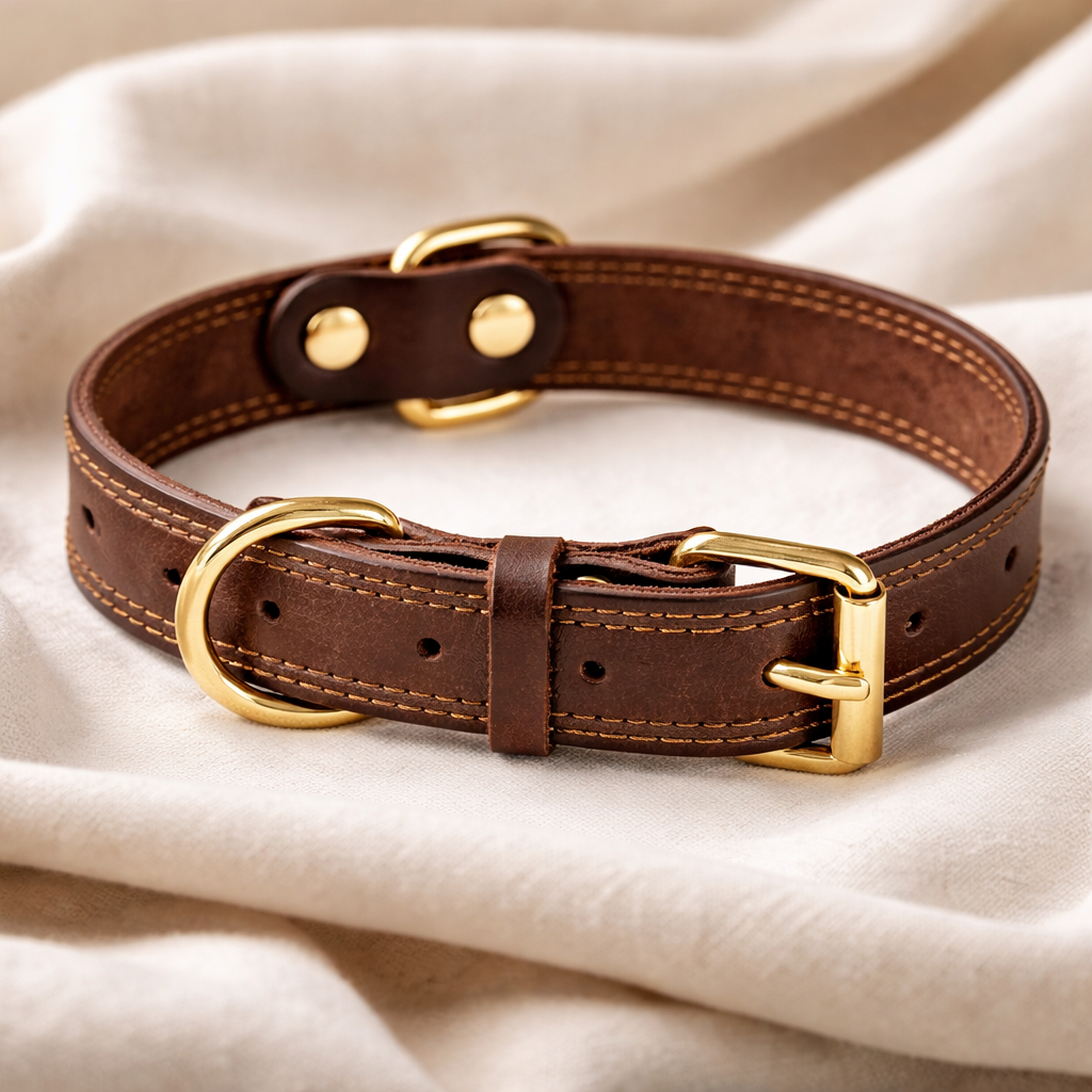 Leder Halsband für Hunde