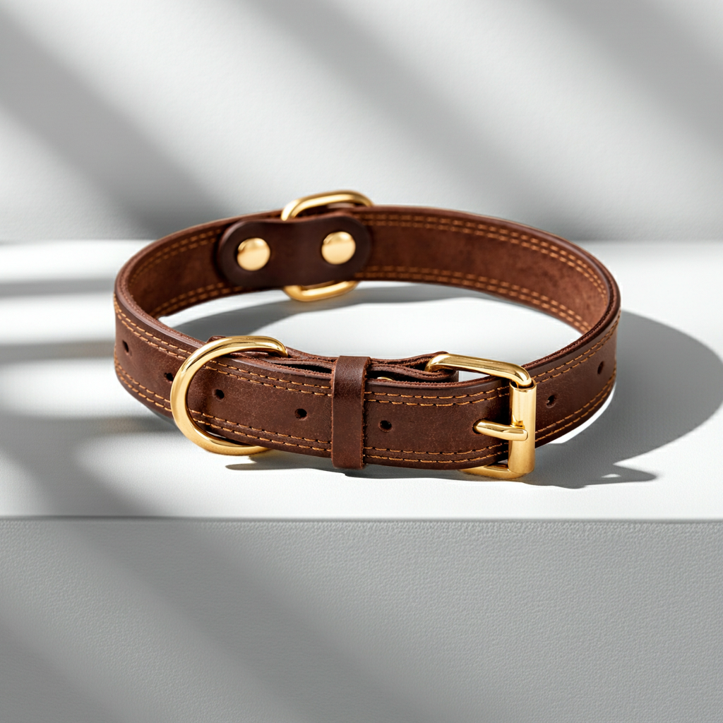 Leder Halsband für Hunde