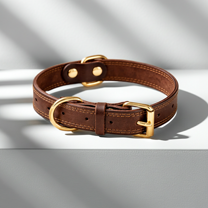 Leder Halsband für Hunde